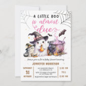 Little Boo Pink Brewing Halloween Baby shower Kaart (Voorkant)