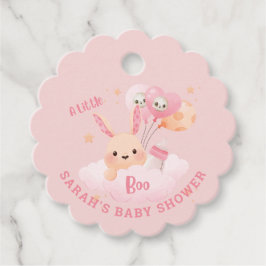 Little Boo Pink Halloween Baby shower Bedankjes Labels