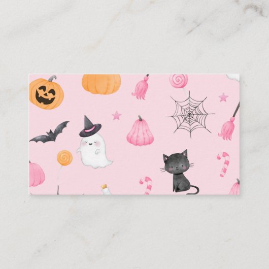 Little Boo pink Luier loterij ticket Informatiekaartje (Achterkant)