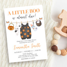 Little Boo Pumpkin Halloween Baby shower