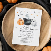 Little Boo Pumpkin Halloween Baby shower Kaart