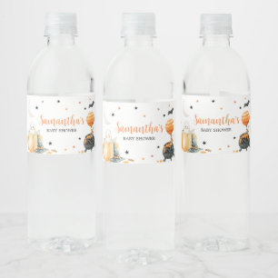Little Boo Pumpkin Halloween Baby shower Waterfles Etiket