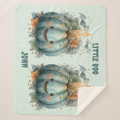 Little Boo Pumpkin voor jongens Sherpa Deken (Voorkant)