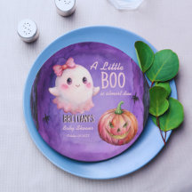 Little boo roze schattig spook baby shower
