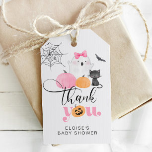 Little Boo roze spooky baby shower dank u Cadeaulabel