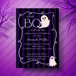 Little boo schattig spook Halloween baby shower Kaart