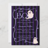 Little boo schattig spook Halloween baby shower Kaart (Voorkant)