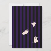 Little boo schattig spook Halloween baby shower Kaart (Achterkant)