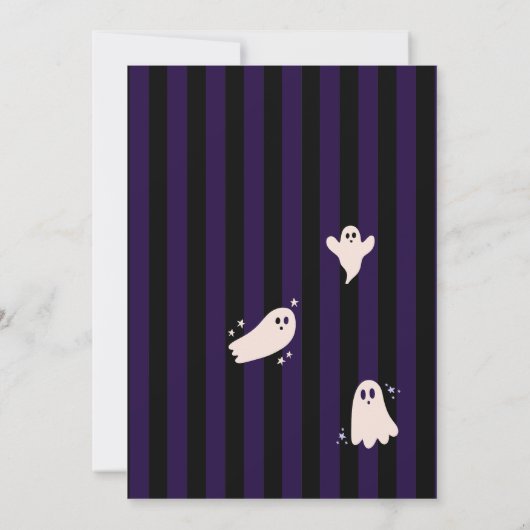 Little boo schattig spook Halloween baby shower Kaart (Achterkant)
