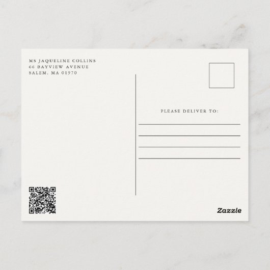 Little Boo Schattige Ghost Bow Wildflowers Baby sh Briefkaart (Achterkant)