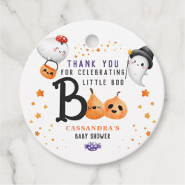Little Boo Schattige Halloween Baby shower Dank u Bedankjes Labels