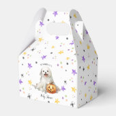 Little Boo Schattige Halloween Waterverf Baby show Bedankdoosjes (Achterkant)