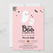 Little Boo Schattige Mama Baby Ghost Halloween Sho Kaart (Voorkant)
