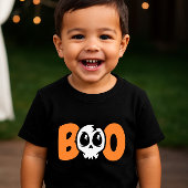 Little Boo Schattige Skull Halloween Kinder Shirts