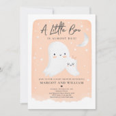Little Boo Shower Halloween Ghost Baby shower  Kaart (Voorkant)
