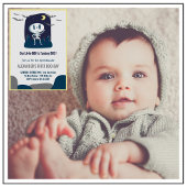 Little boo Skelet Leuke Halloween 1e Verjaardag Kaart