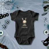 Little Boo Spooky Schattige Bunny Black Romper