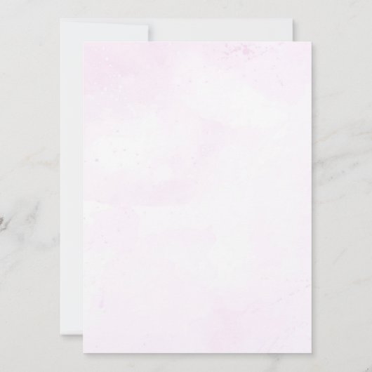 Little Boo Uitnodiging voor verjaardagsfeestje (Achterkant)