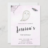 Little Boo Uitnodiging voor verjaardagsfeestje (Voorkant)