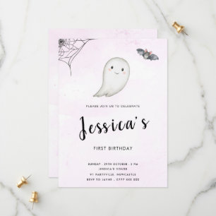 Little Boo Uitnodiging voor verjaardagsfeestje