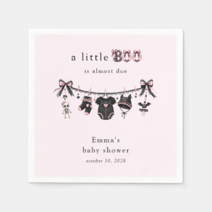 Little Boo Waslijn Meisje Baby Shower Servet