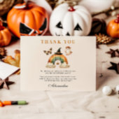 Little Boo Western eerste verjaardag Bedankkaart