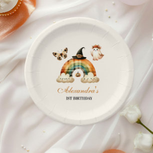 Little Boo Western eerste verjaardag Papieren Bordje
