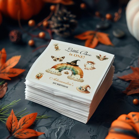 Little Boo Western eerste verjaardag Servet