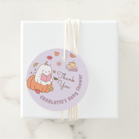 Little Boo Whimsical New Chapter Dank je wel Bedankjes Labels (In situ)