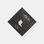 Little Boo Witch Ghost Baby shower Servet (Hoek)