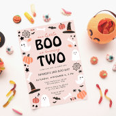 Little Boo wordt twee Halloween 2e verjaardag Kaart