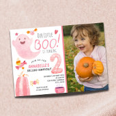 Little Boo wordt twee Halloween Verjaardag Kaart