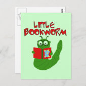 Little Bookworm Tshirts and Gifts Briefkaart (Voorkant / Achterkant)