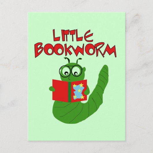 Little Bookworm Tshirts and Gifts Briefkaart (Voorkant)