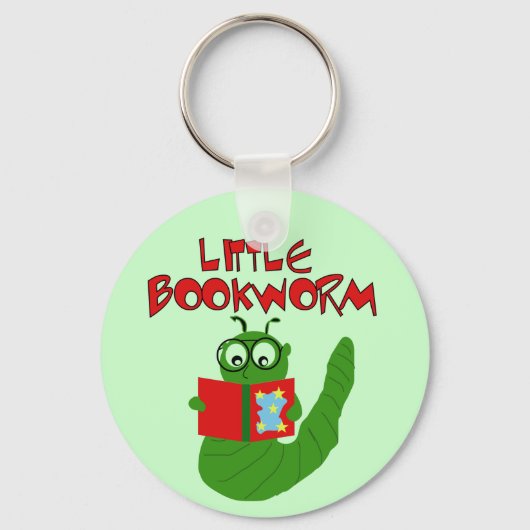 Little Bookworm Tshirts and Gifts Sleutelhanger (Voorkant)