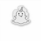 Little Boonicorn Trendy Unique Sticker (Voorkant)