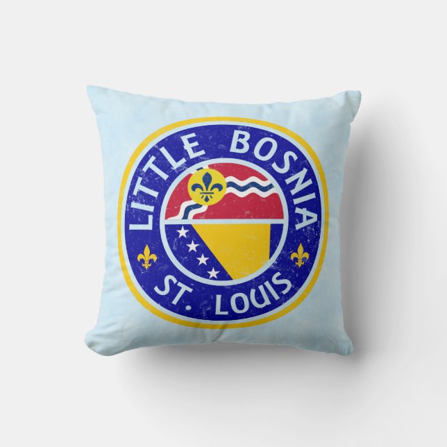Little Bosnië St. Louis Cushion Kussen (Voorkant)