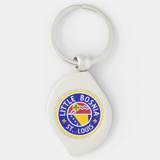 Little Bosnië St. Louis Keyring Sleutelhanger (Voorkant)