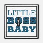 Little Boss Baby Persoonlijk Magneet (Voorkant)