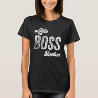 Little Boss Brother Baby Children Toddler Boy Fath