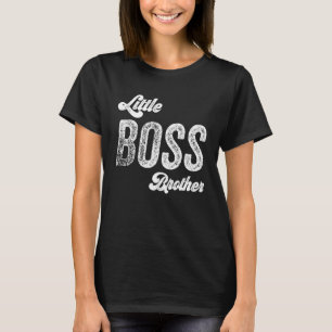 Little Boss Brother Baby Children Toddler Boy Fath T-shirt