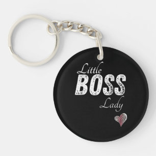 Little Boss Lady Baby Kinderen Peuter Girl Short Sleutelhanger
