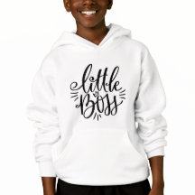 Little Boss stijlvol sweatshirt met capuchon