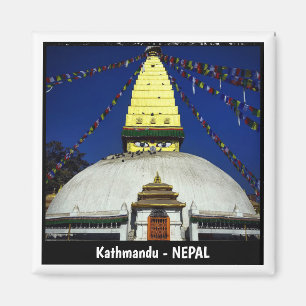 Little Boudhanath Stupa, Kathmandu, Nepal Magneet