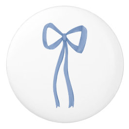 Little Bow Blue Darling Keramische Knop