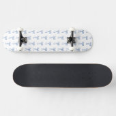 Little Bow Blue Skateboard (Horizontaal)
