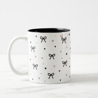 Little Bows Tasse Tweekleurige Koffiemok