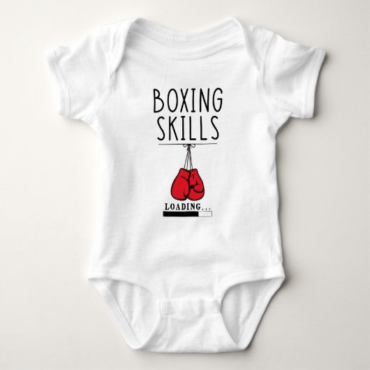 Little Boxer Baby - Boksen Vaardigheden - Ponsen Romper (Voorkant)