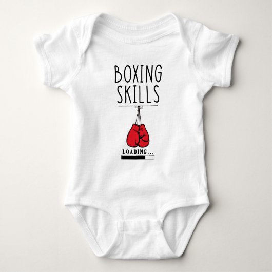 Little Boxer Baby - Bokstechniek - Slaan Romper (Voorkant)