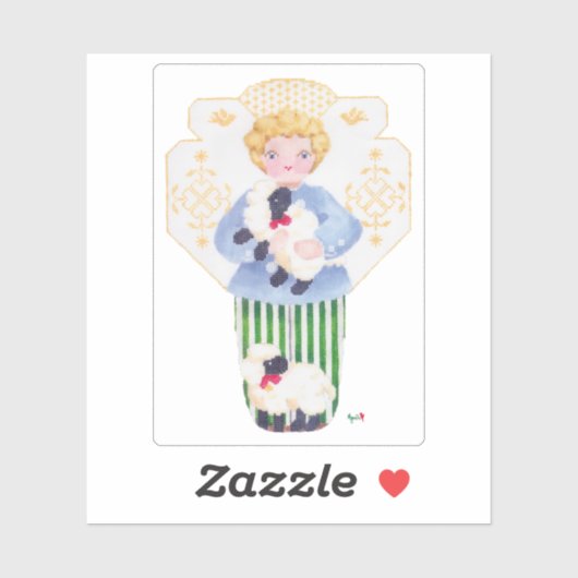 Little Boy Angel Sticker (Vel)